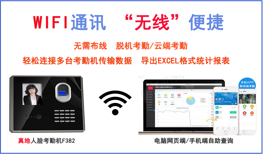 人臉識別考勤機(jī)智能打卡自動保存，是公司考勤管理滿意之選